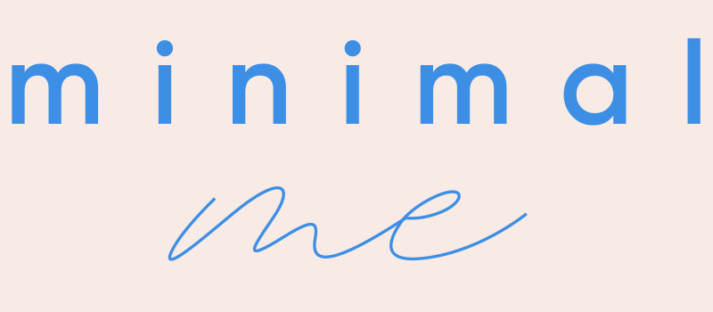 minimal me logo minimalismus ausmistsen aufräumen